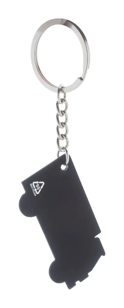 Privjesak za ključeve AP808268 black 55×30×2 mm-2