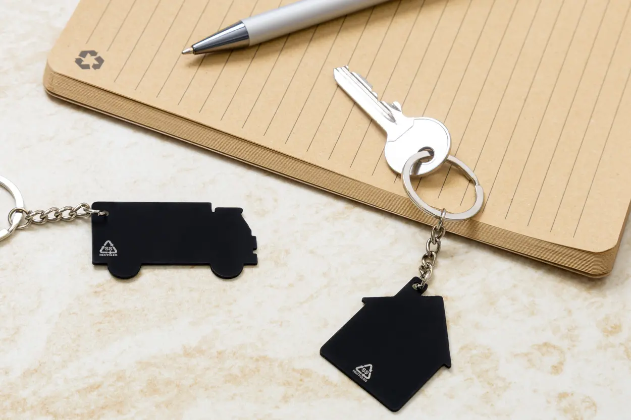 Privjesak za ključeve AP808268 black 55×30×2 mm-5