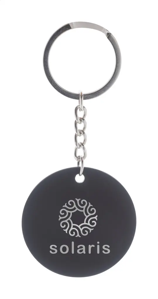 Privjesak za ključeve AP808270 black ø45×2 mm-0