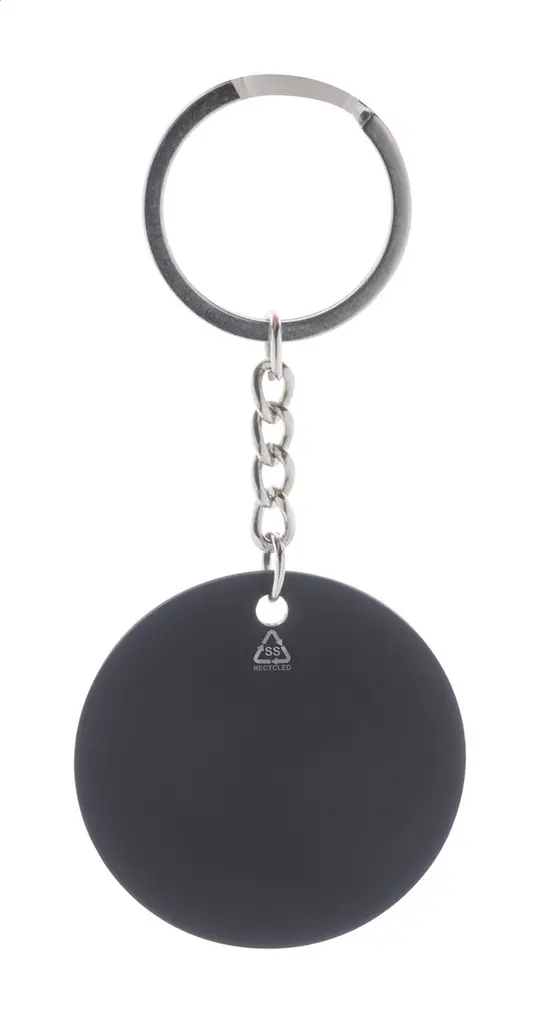 Privjesak za ključeve AP808270 black ø45×2 mm-2