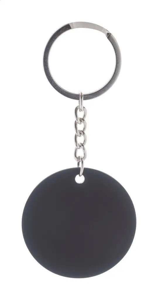 Privjesak za ključeve AP808270 black ø45×2 mm-3