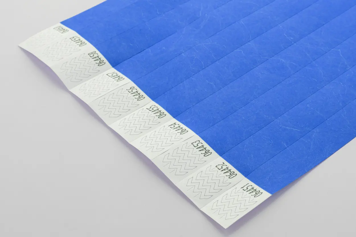 Festivalske narukvice Tyvek (10 kom) Wristvek AP717018 blue 190×255 mm-2