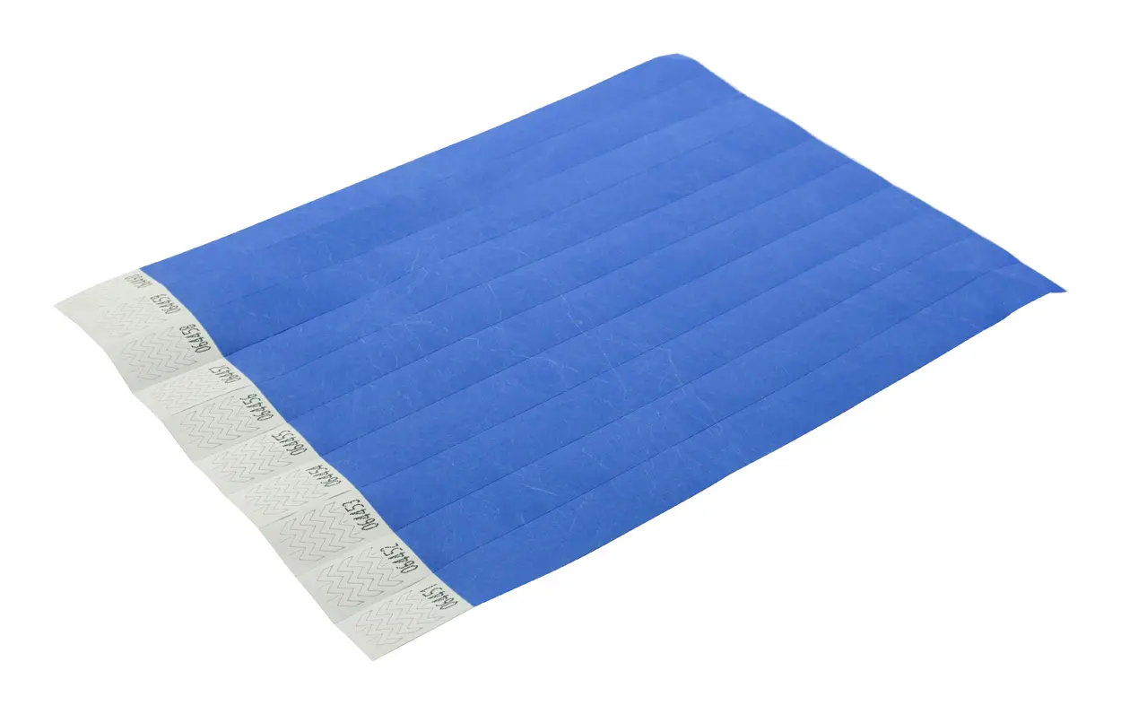 Festivalske narukvice Tyvek (10 kom) Wristvek AP717018 blue 190×255 mm-4