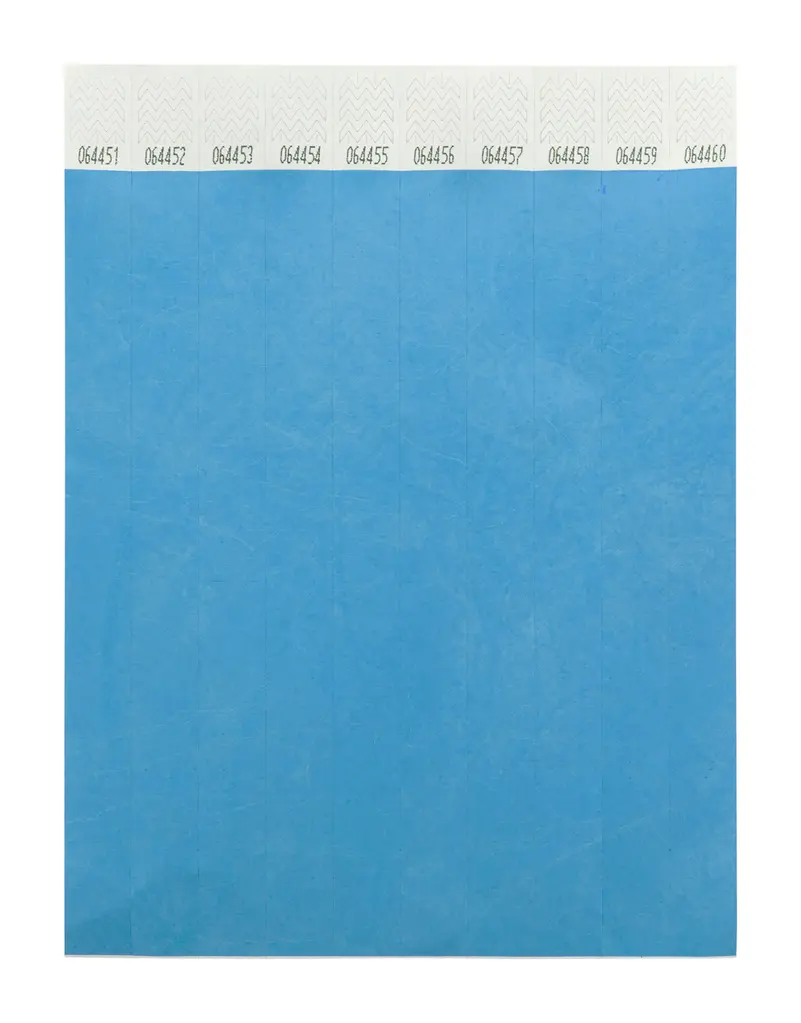 Festivalske narukvice Tyvek (10 kom) Wristvek AP717018 light blue 190×255 mm-1