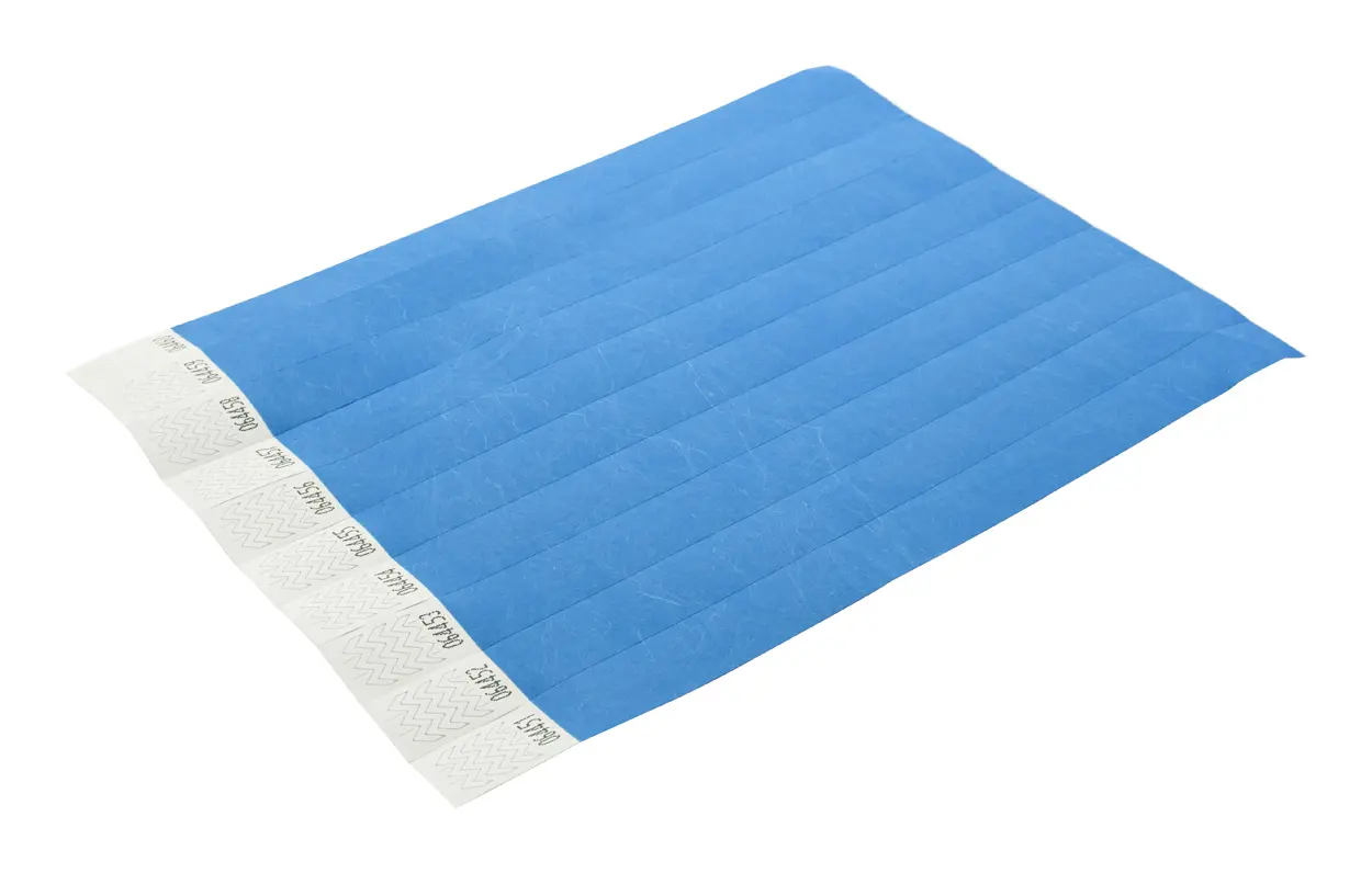 Festivalske narukvice Tyvek (10 kom) Wristvek AP717018 light blue 190×255 mm-2