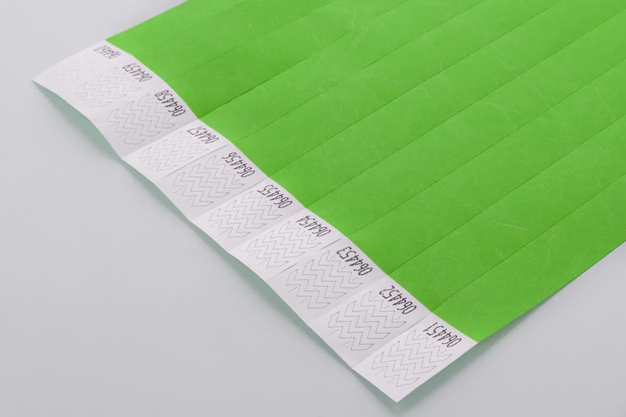 Festivalske narukvice Tyvek (10 kom) AP717018 green 190×255 mm-4