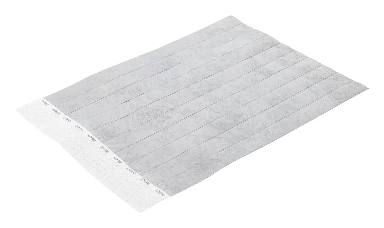 Festivalske narukvice Tyvek (10 kom) AP717018 silver 190×255 mm-2