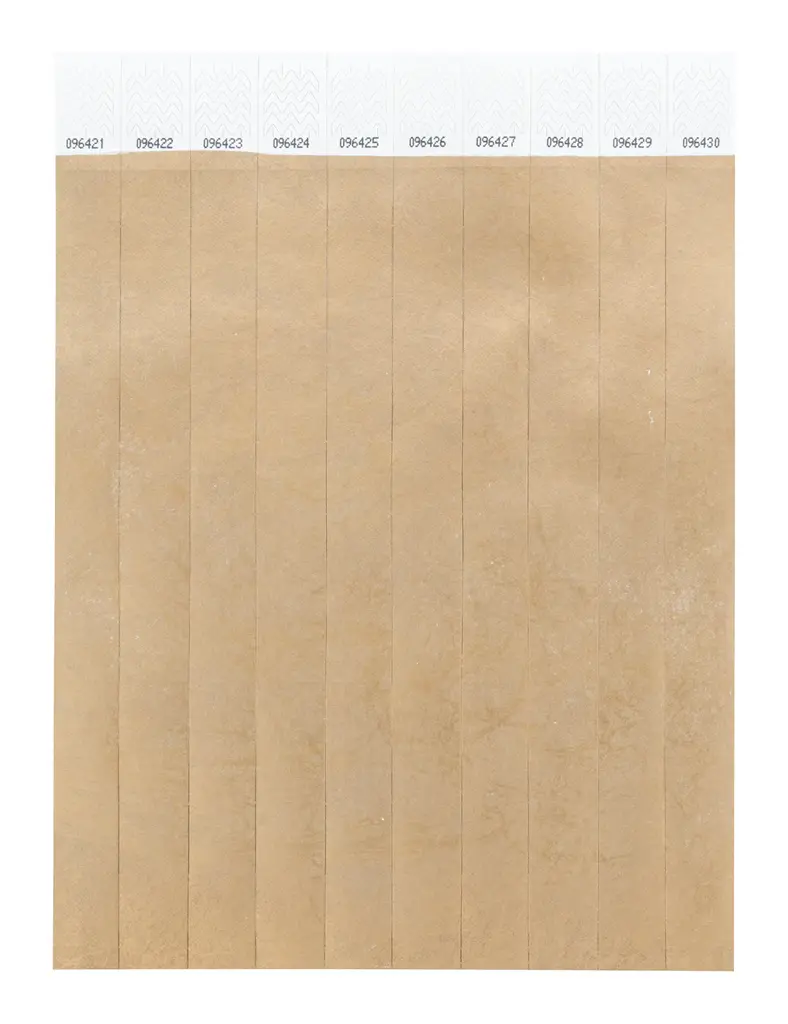 Festivalske narukvice Tyvek (10 kom) Wristvek AP717018 gold 190×255 mm-1