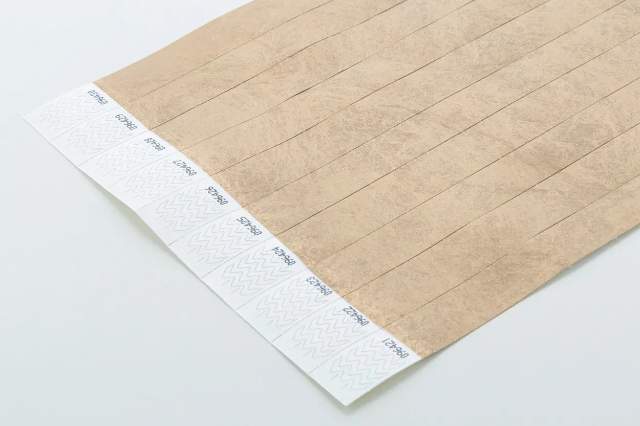 Festivalske narukvice Tyvek (10 kom) Wristvek AP717018 gold 190×255 mm-2