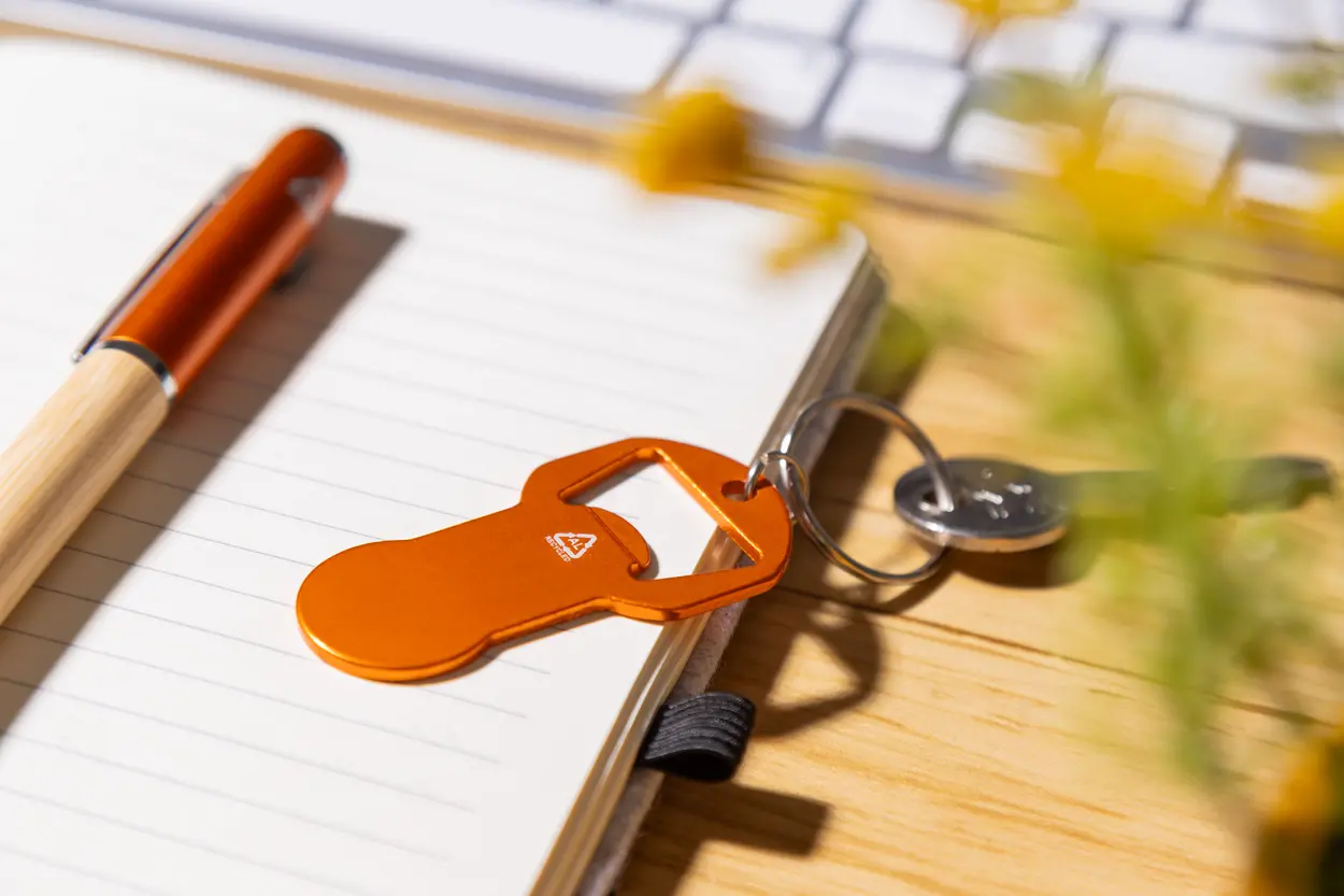 Privjesak za ključeve otvarač za boce AP808261 orange 31×61×2 mm-3