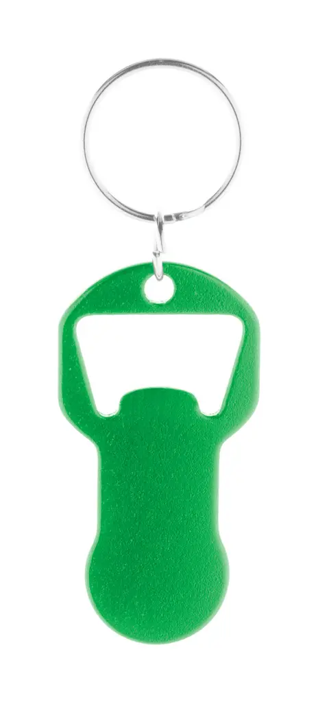 Privjesak za ključeve otvarač za boce AP808261 green 31×61×2 mm-2