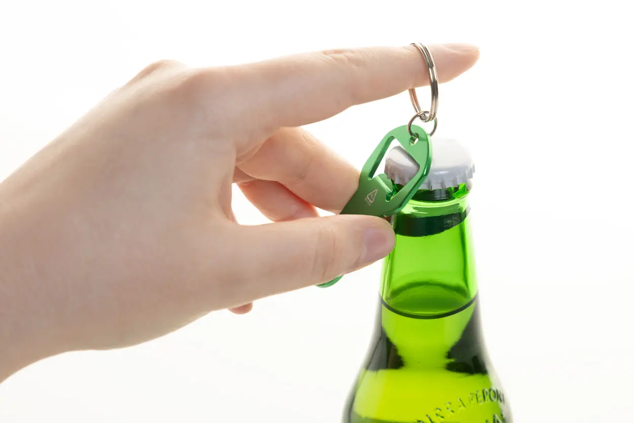 Privjesak za ključeve otvarač za boce AP808261 green 31×61×2 mm-7