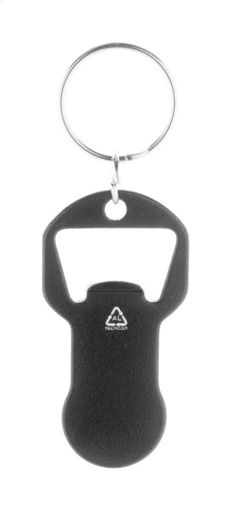 Privjesak za ključeve otvarač za boce AP808261 black 31×61×2 mm-1