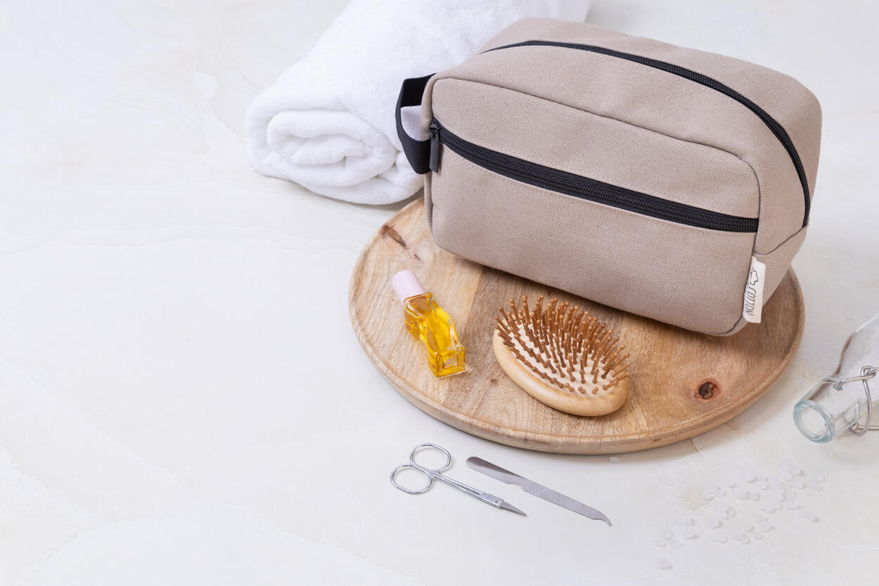 Kozmetička torbica Rebyss Beauty AP808298 natural, beige 230×130×110 mm-3