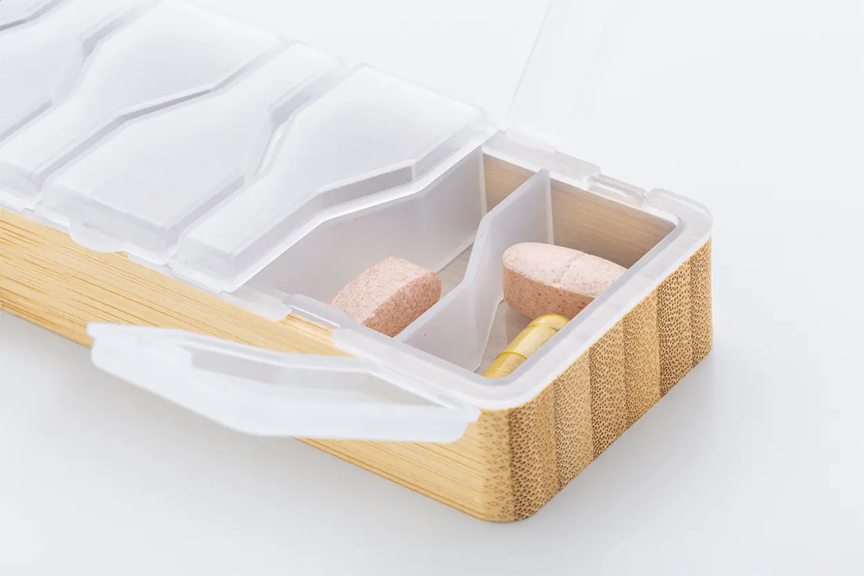 Kutija za tablete Pillboo AP808217 white 127×51×20 mm-5