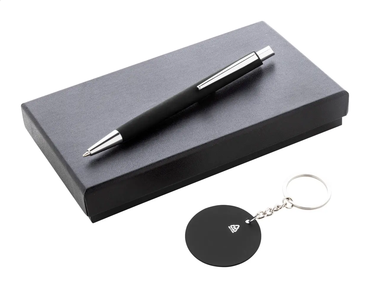 Set olovke i privjeska za ključeve AP808181 black 95×170×28 mm-0