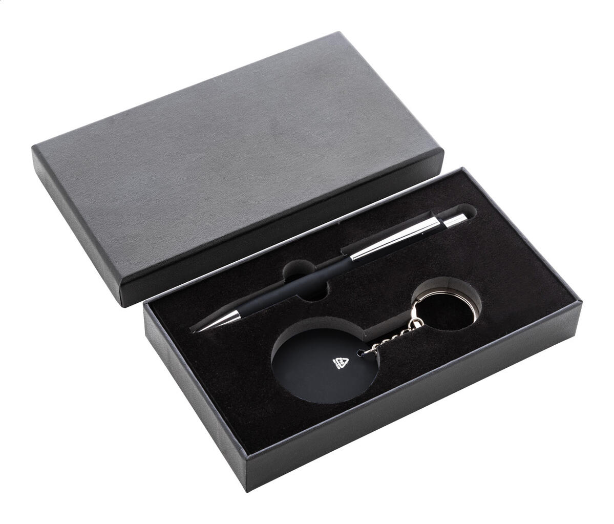 Set olovke i privjeska za ključeve Miroset AP808181 black 95×170×28 mm-1