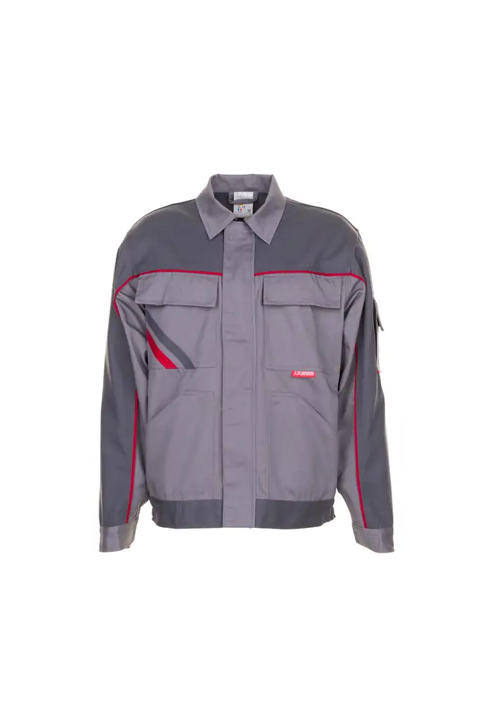 Planam HIGHLINE, radna jakna, zinc/slate/red, 50-0