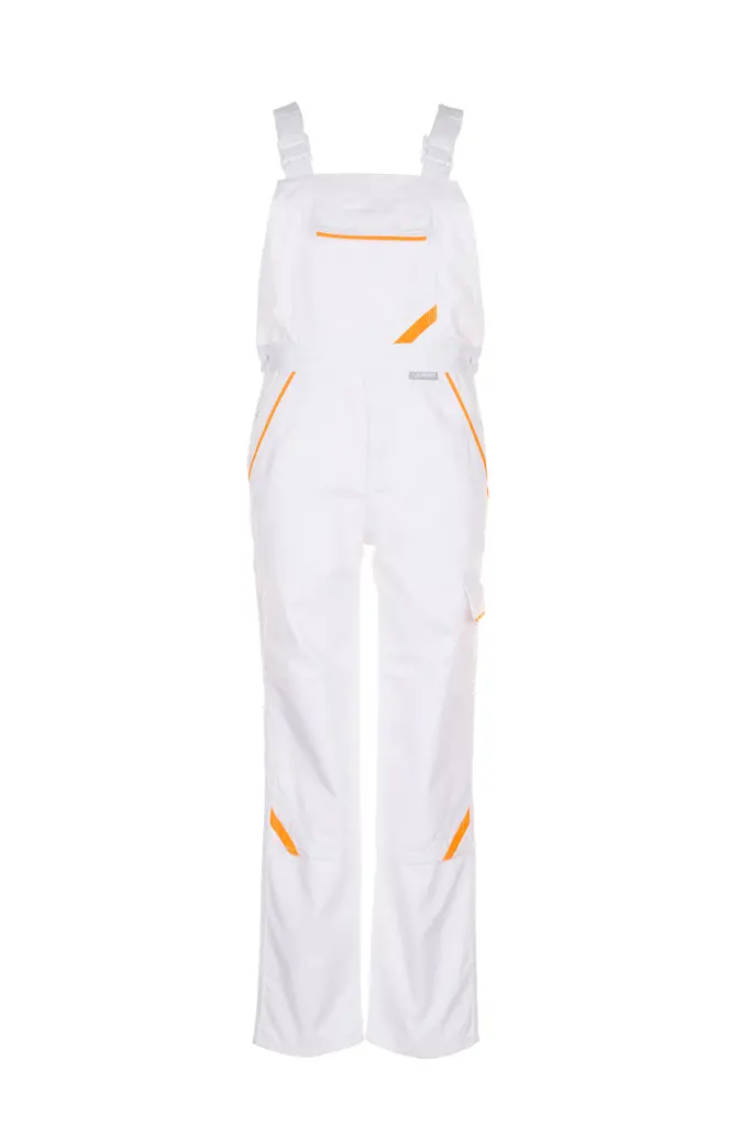 Planam HIGHLINE, treger hlače, white/yellow, 58-0