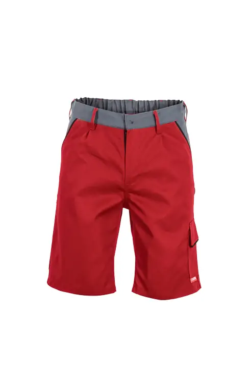 Planam HIGHLINE, radne bermude, red/slate/black, XL-0