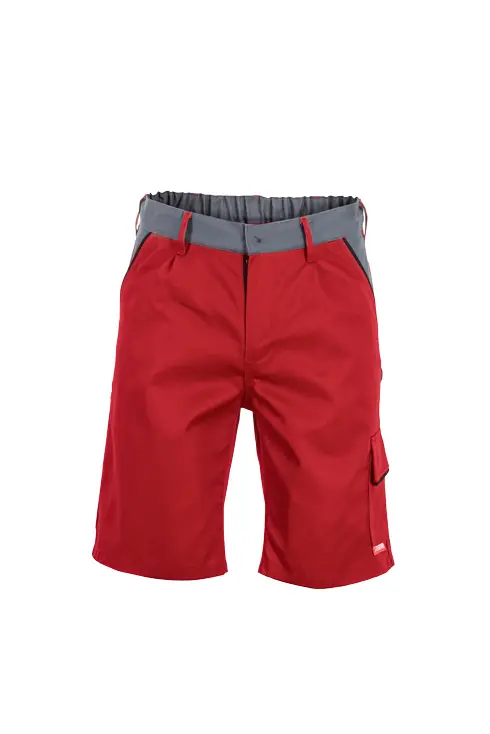 Planam HIGHLINE, radne bermude, red/slate/black, XL-0