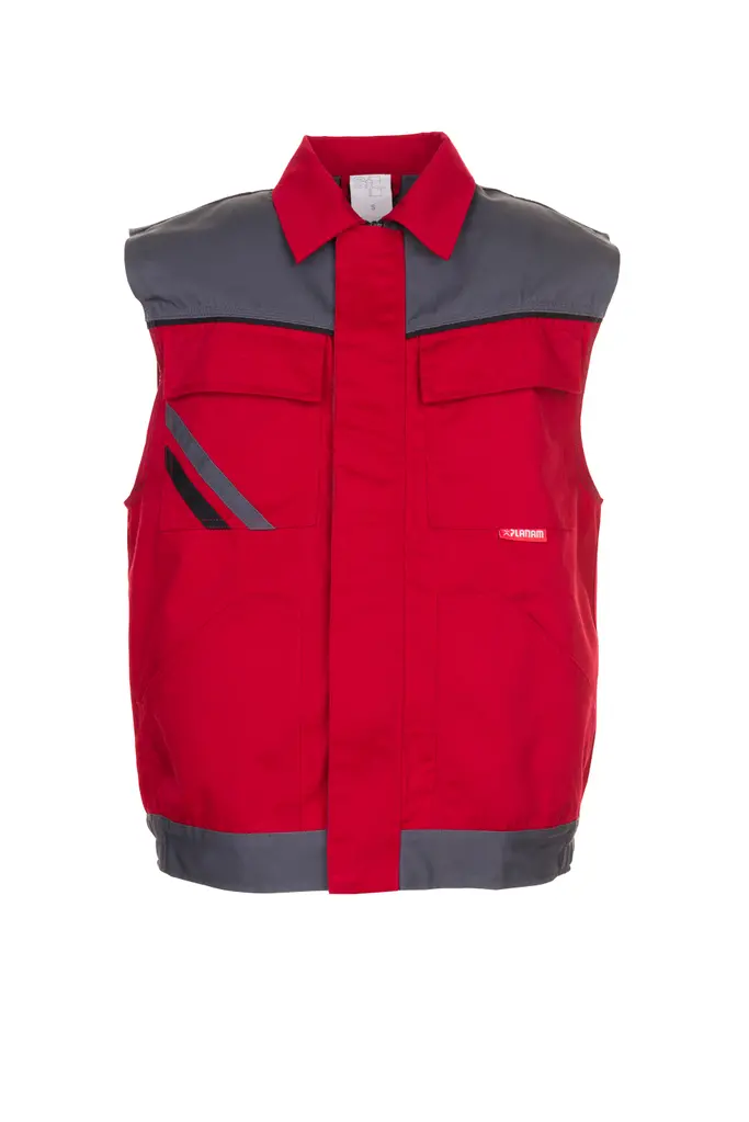 Planam HIGHLINE, radni prsluk, red/slate, S-0