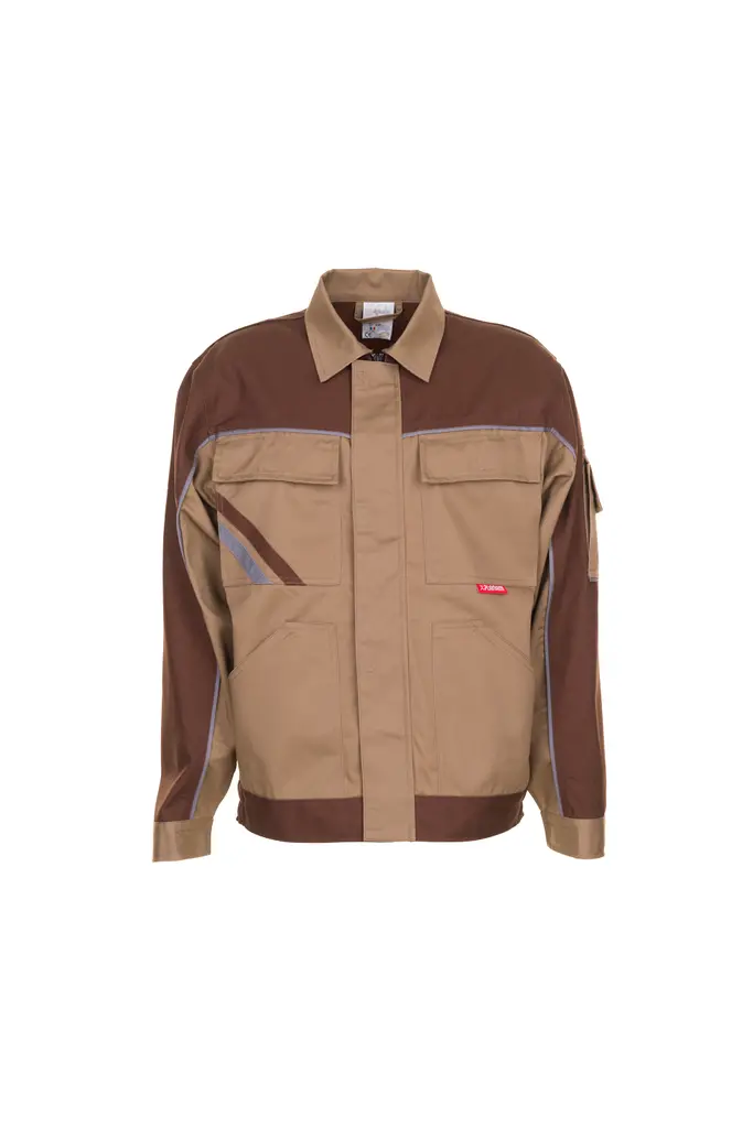 Planam HIGHLINE, radna jakna, beige/brown/zinc, 52-0