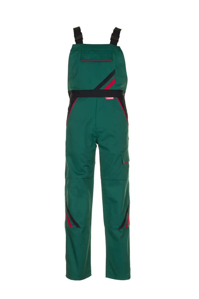 Planam HIGHLINE, treger hlače, green/black/red, 50-0