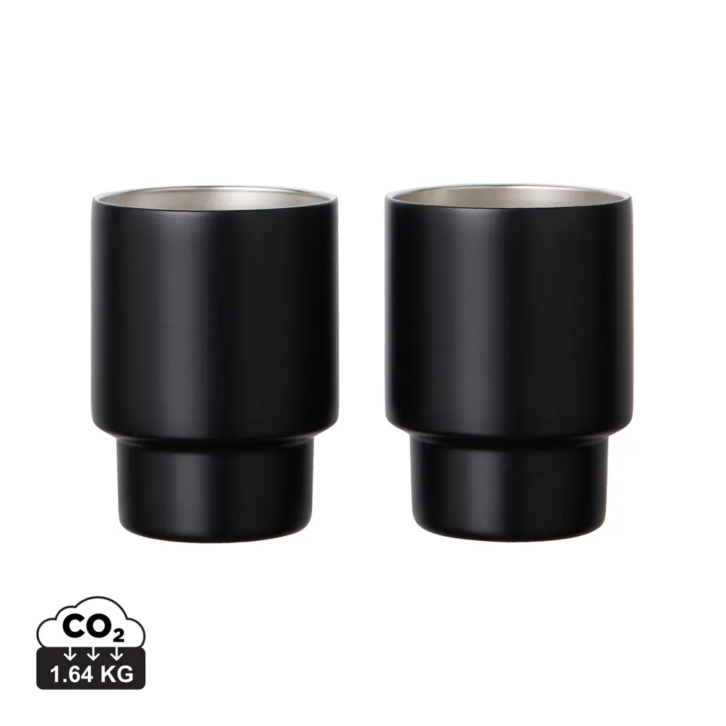 VINGA Nagano set šalica V43205 black-7