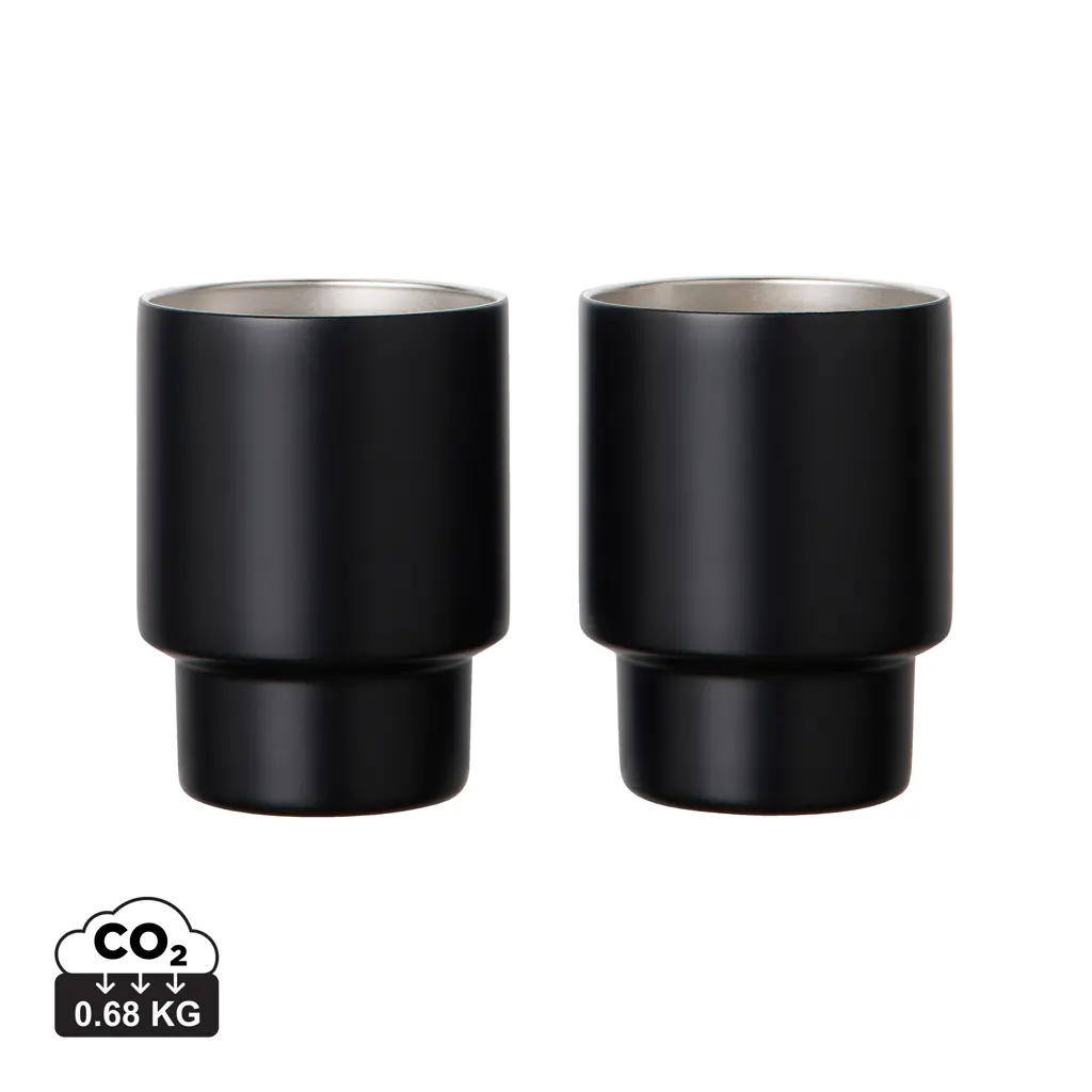 VINGA Nagano set šalica V43205 black-0