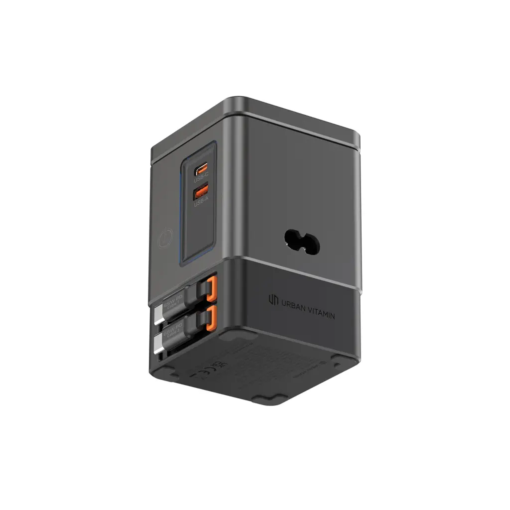 Urban Vitamin punjač 105W s kablovima P309.54 grey-15