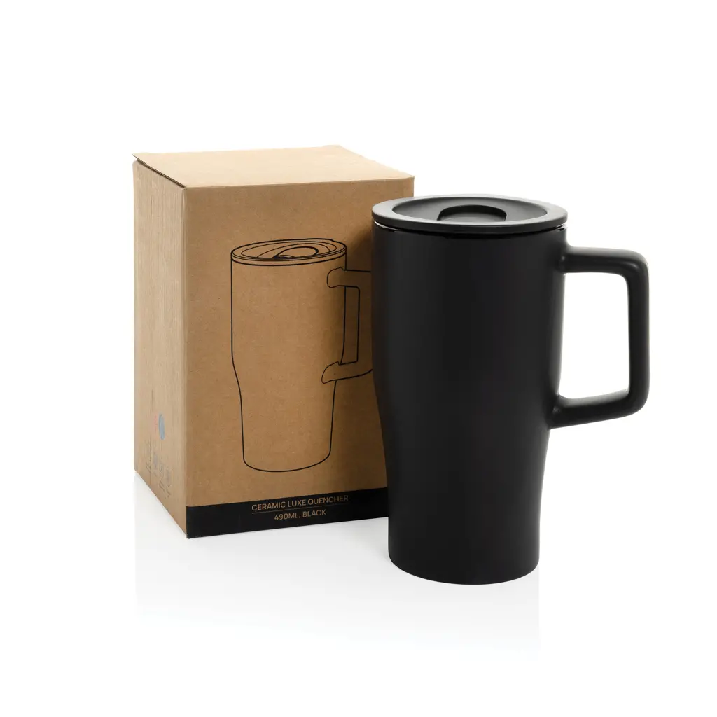 Keramička šalica Luxe 490ml P437.22 black-6