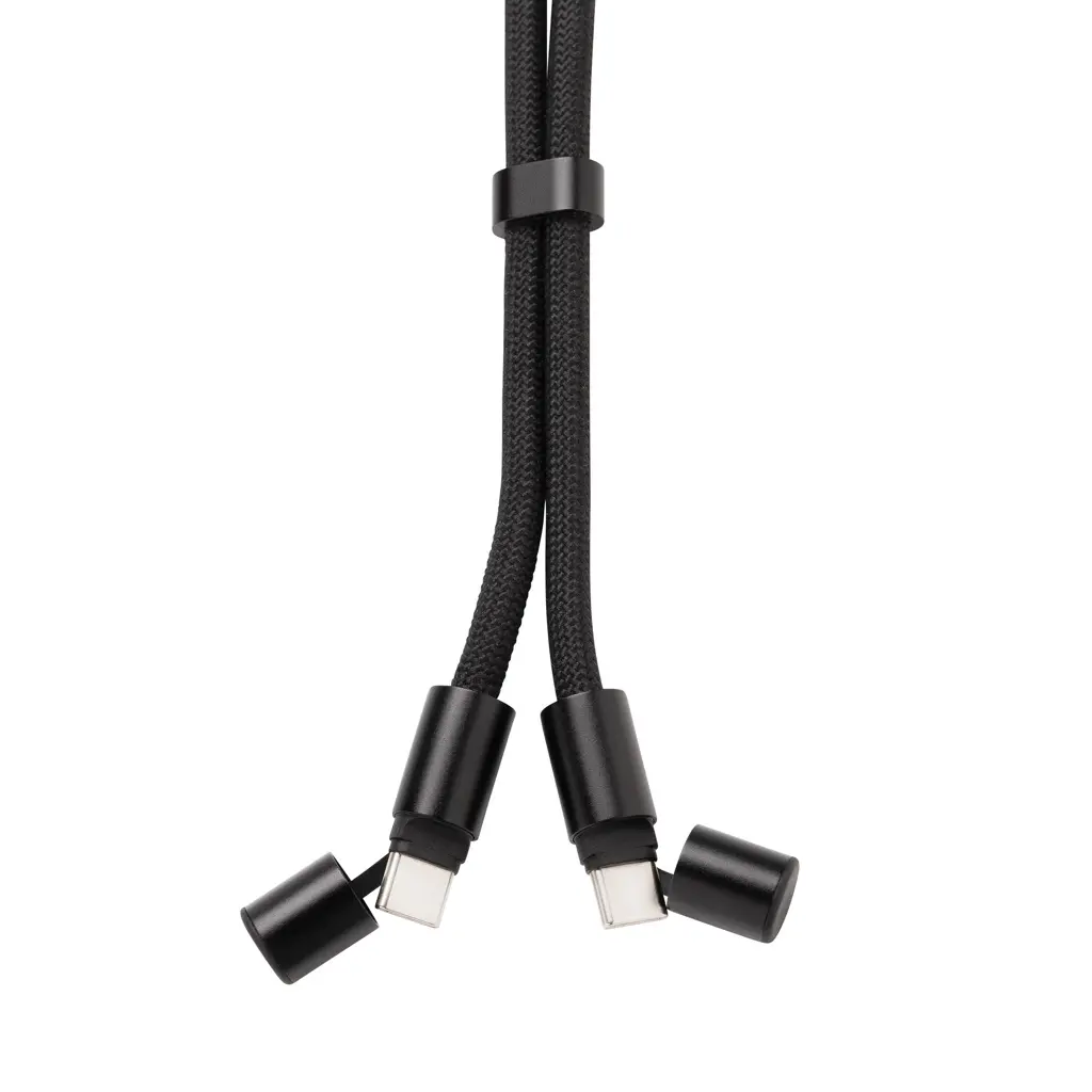 LoopAmp podesiva vezica za mobitel 160 cm s kablom 60W  P302.53 black-11