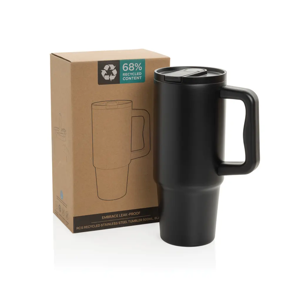 Embrace Leakproof termos šalica 900ml P437.34 black-7