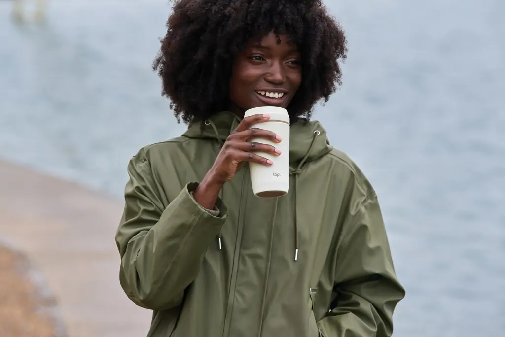 Topl termos šalica 354ml RBTGS12 brown, white-8