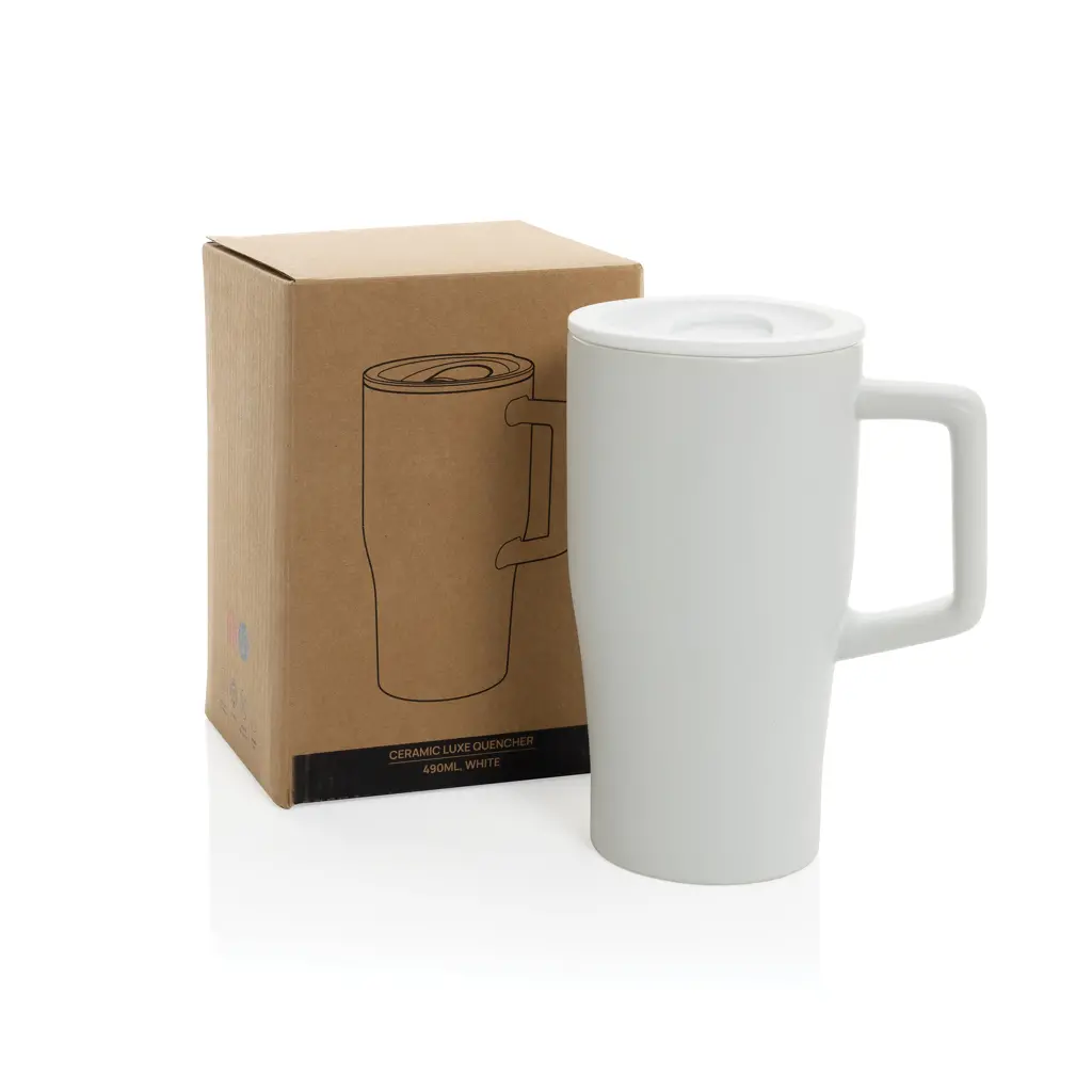 Keramička šalica Luxe 490ml P437.22 white-5