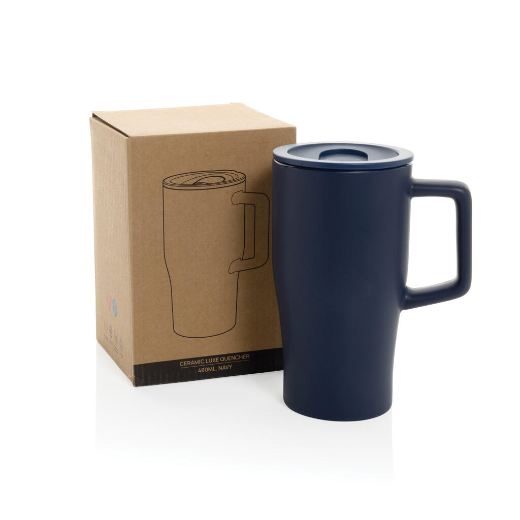 Keramička šalica Luxe 490ml P437.22 navy-5 Keramička šalica Luxe 490ml P437.22 navy-5