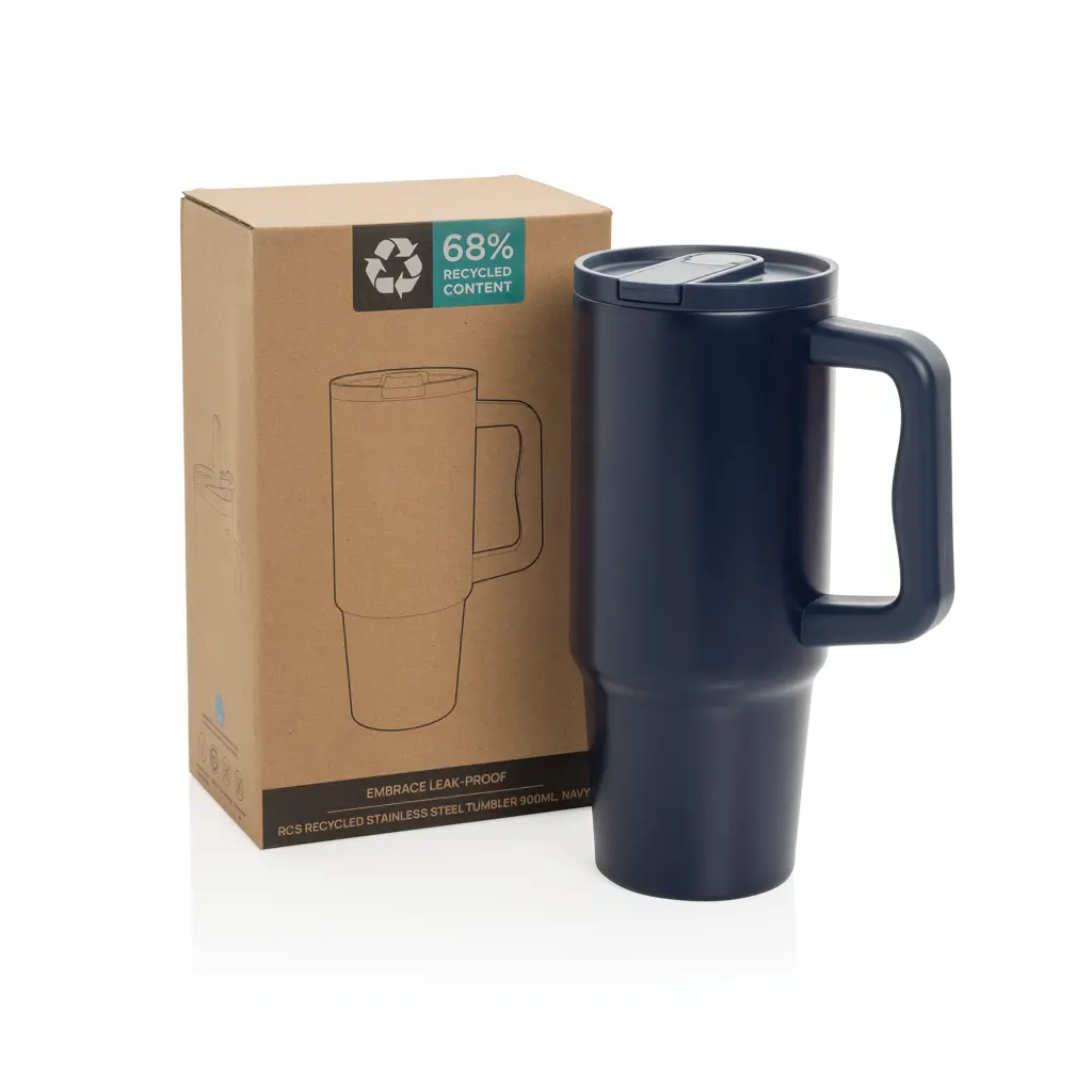 Embrace Leakproof termos šalica 900ml P437.34 navy-7