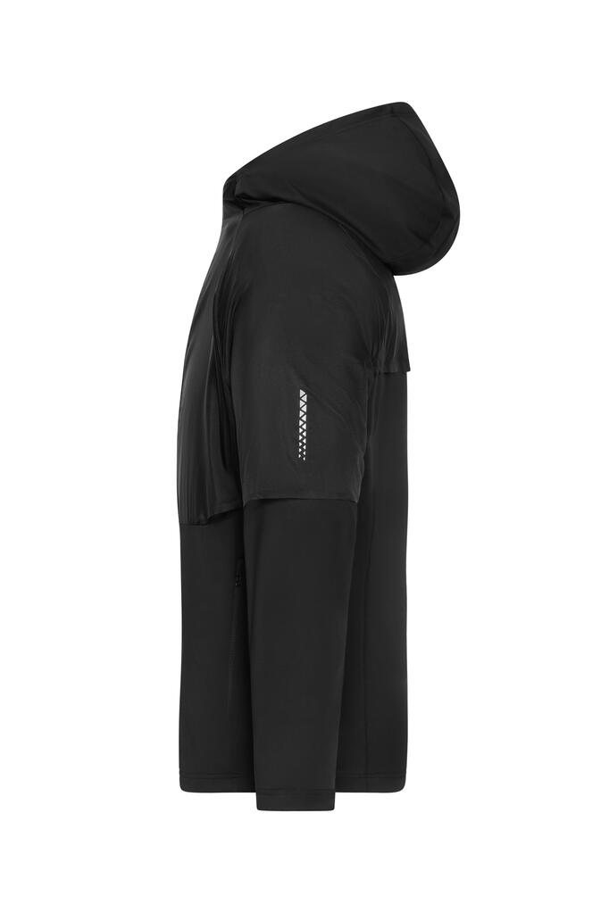 Jakna za trčanje muška JN1390 black S-1