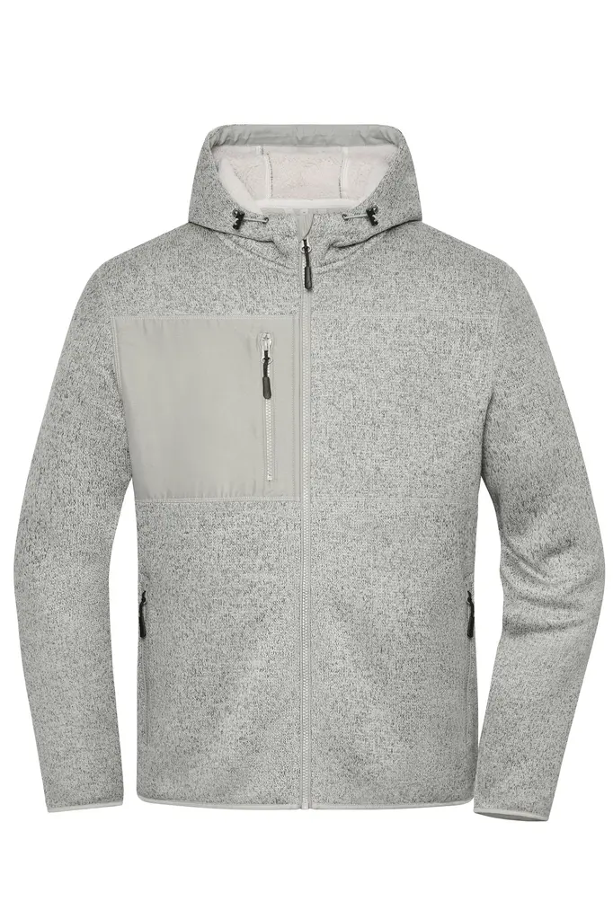 Radna flis jakna JN1874 grey, brown XS-0