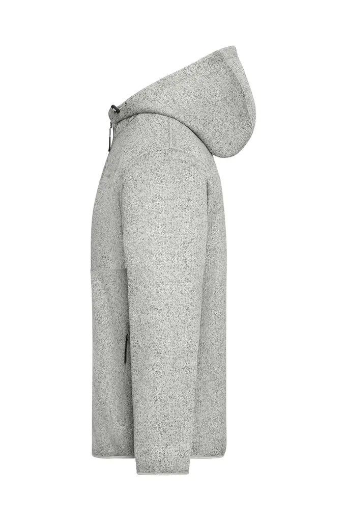 Radna flis jakna JN1874 grey, brown XS-1