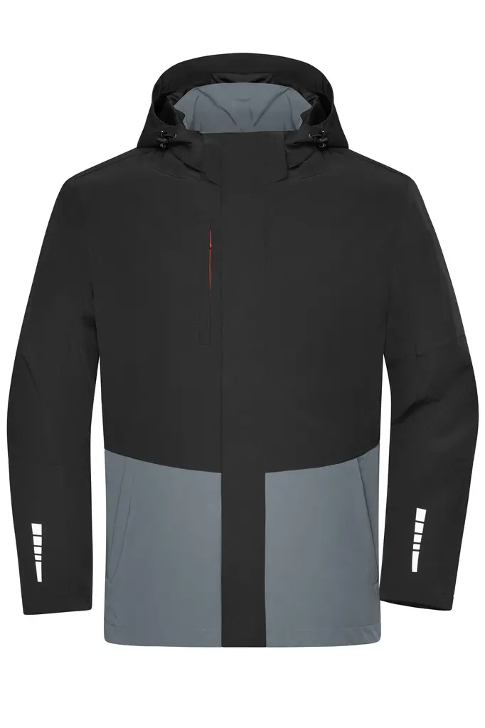 Hardshell radna jakna JN1878 black, grey XS-0