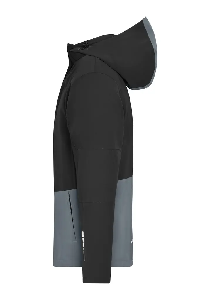 Hardshell radna jakna JN1878 black, grey XS-1