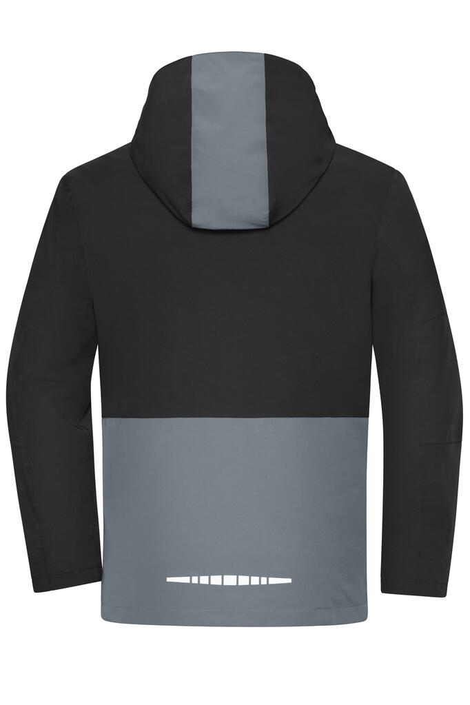 Hardshell radna jakna JN1878 black/metal-grey XS-3