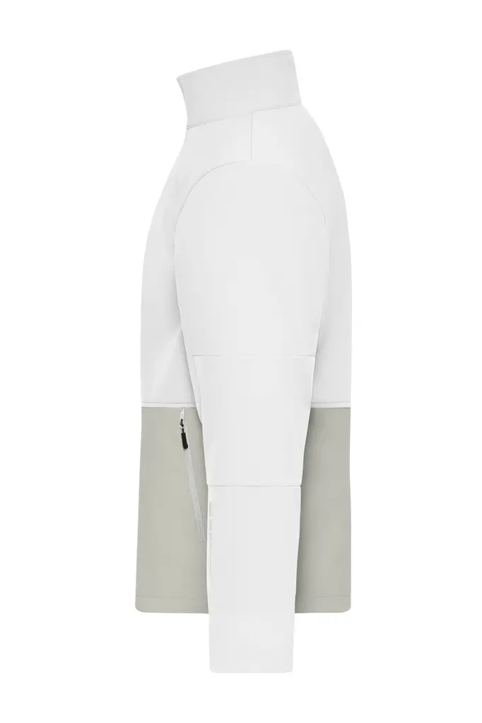 Radna softshell jakna JN1886 grey, white XS-1