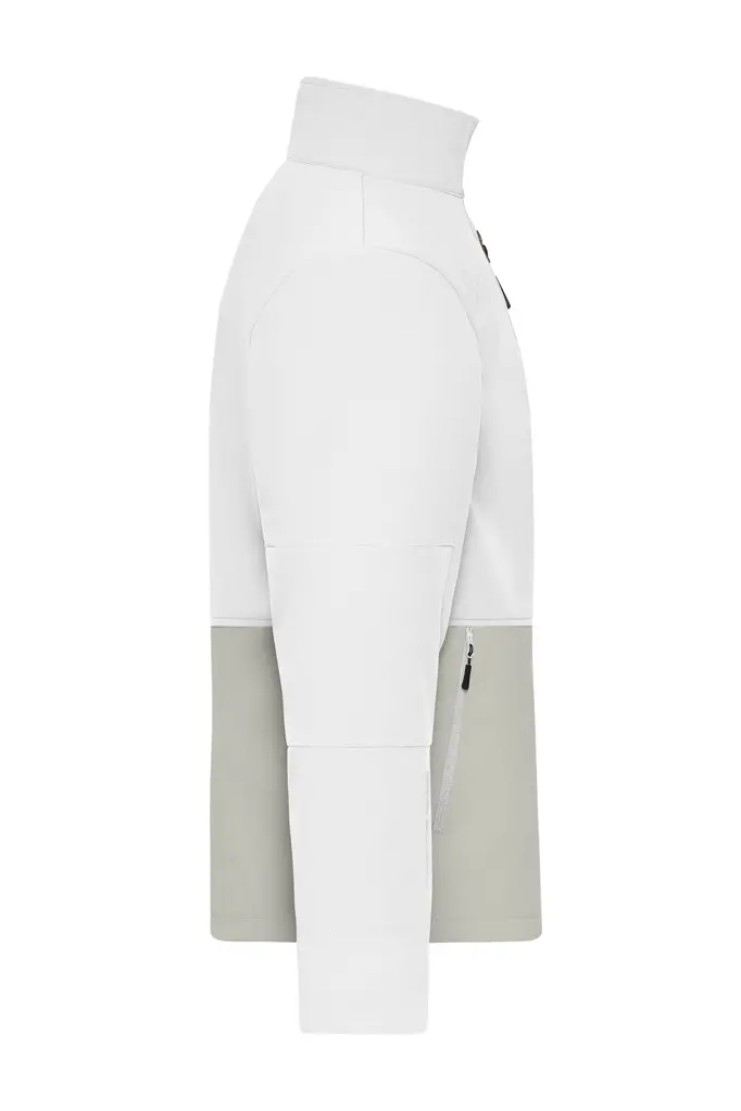 Radna softshell jakna JN1886 grey, white XS-2