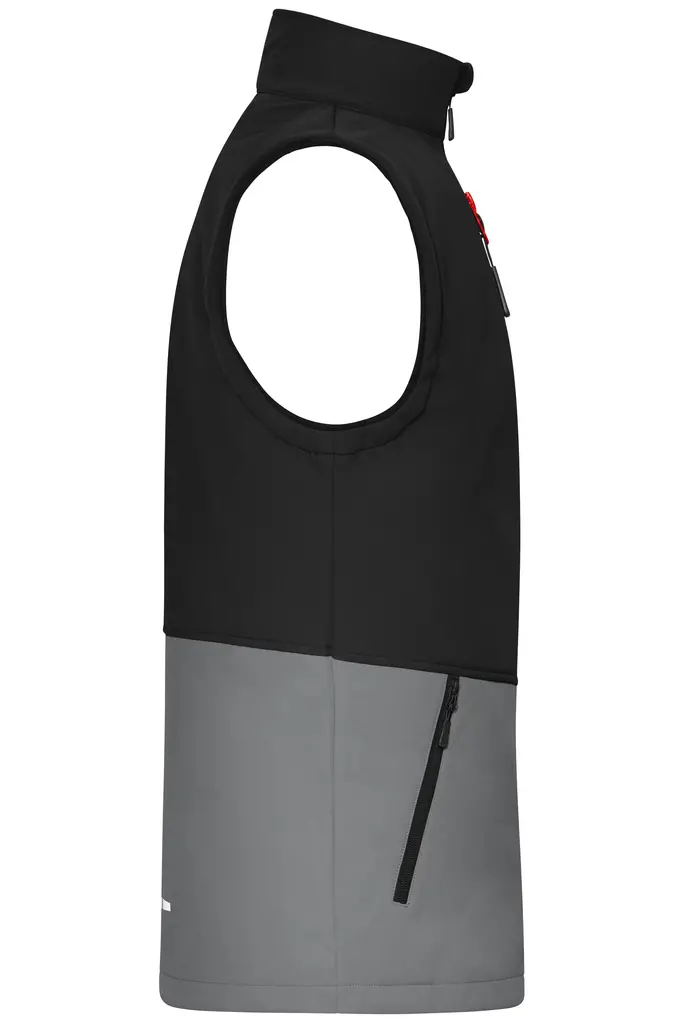 Radni softshell prsluk JN1888 black, grey XS-2