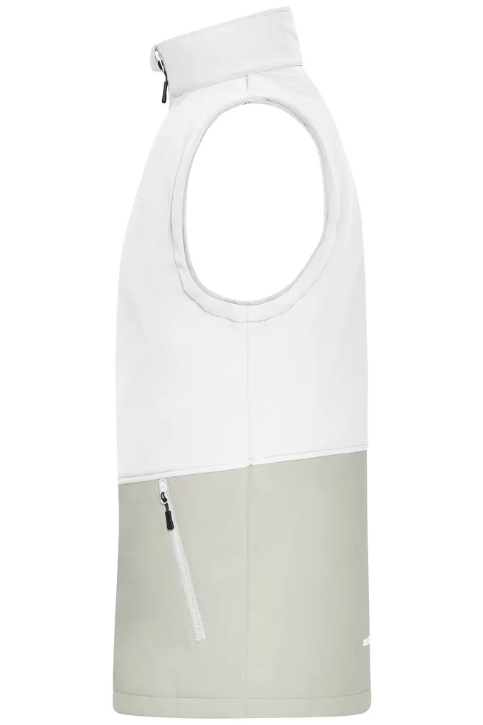 Radni softshell prsluk JN1888 grey, white XS-1