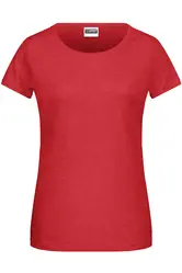 Ženska majica 8007 carmine-red-melange S-0