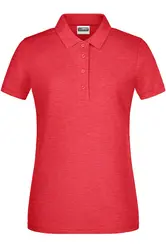 Ženska polo majica  8009 carmine-red-melange M-0
